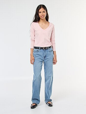 T-shirt col V