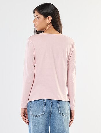 T-shirt col V