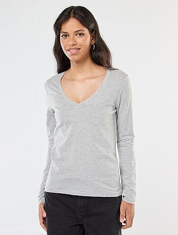 T-shirt col V