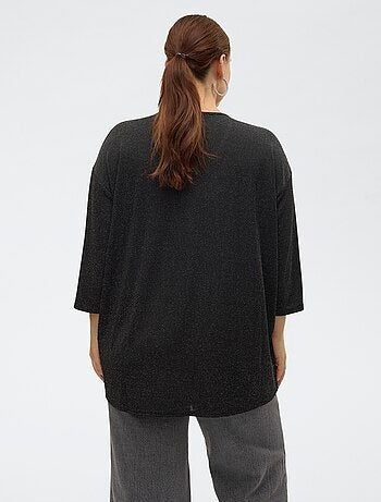 T-shirt col V 'Veromodacu' uni
