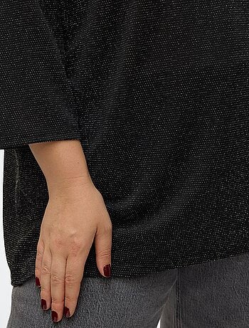 T-shirt col V 'Veromodacu' uni