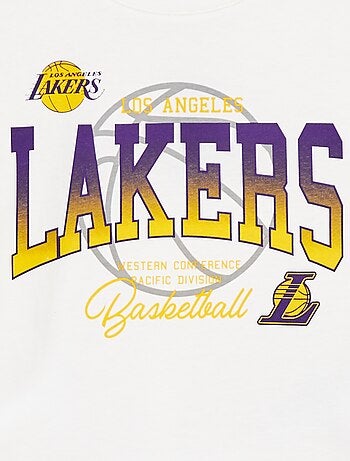 T-shirt cropped à manches courtes 'NBA'