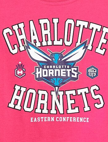 T-shirt cropped à manches courtes 'NBA'