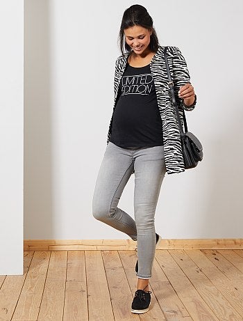 Maternité - T-shirt de maternité en coton bio - Kiabi