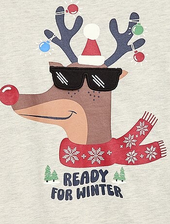 T-shirt de Noël à manches longues