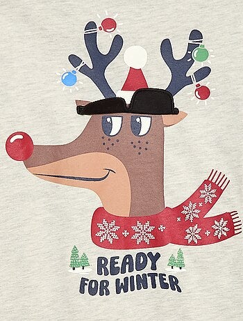 T-shirt de Noël à manches longues