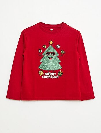 T-shirt de Noël à manches longues