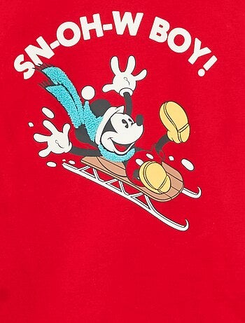 T-shirt de Noël 'Disney' 'Stitch' en jersey coton