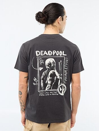 T-shirt 'Deadpool' 'Marvel' imprimé recto-verso