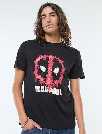 T-shirt 'Deadpool' 'Marvel' manches courtes