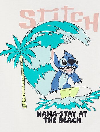 T-shirt 'Disney' 'Stitch' manches courtes