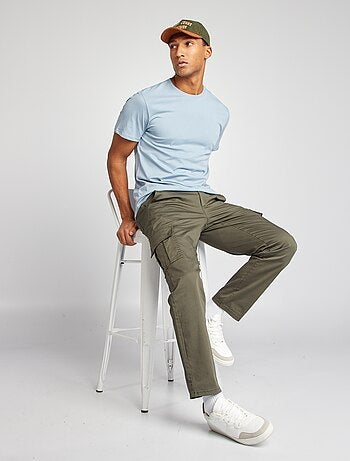 T-shirt droit en jersey uni