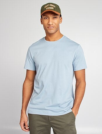 T-shirt droit en jersey uni