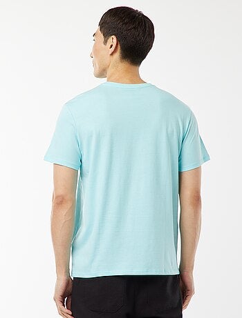 T-shirt droit en jersey uni