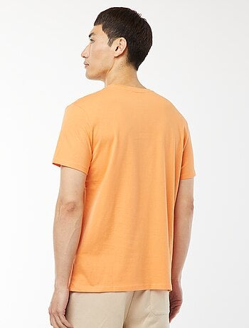 T-shirt droit en jersey uni