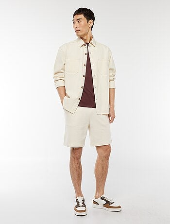 T-shirt droit en jersey uni