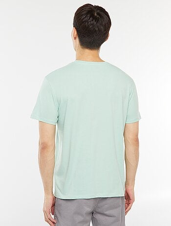 T-shirt droit en jersey uni