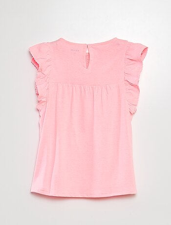 T-shirt en broderie anglaise