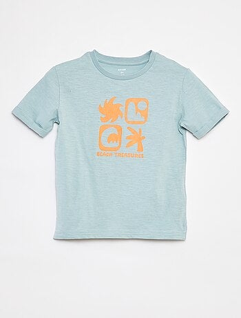 T-shirt en coton avec imprimé