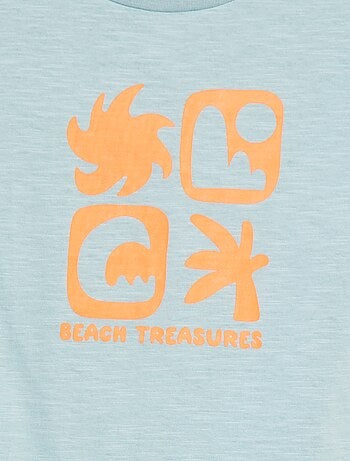 T-shirt en coton avec imprimé