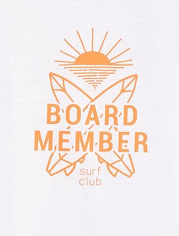 T-shirt en coton avec imprimé