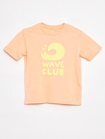 T-shirt en coton avec imprimé