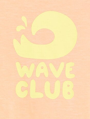 T-shirt en coton avec imprimé