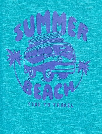 T-shirt en coton avec imprimé