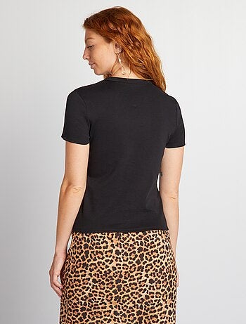 T-shirt en coton épais