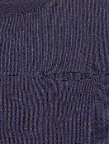 T-shirt en coton piqué