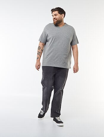 T-shirt en jersey à col V