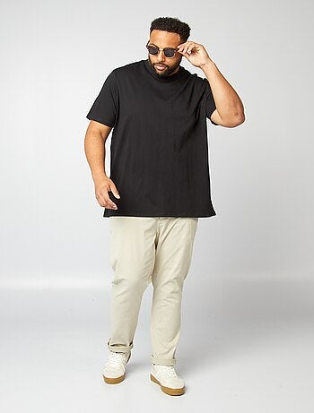 T-shirt en jersey à col V