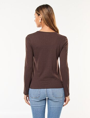 T-shirt en jersey à manches longues