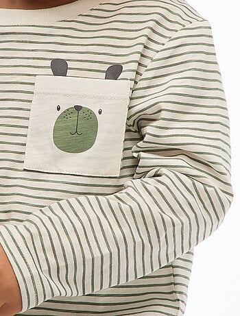 T-shirt en jersey avec poche poitrine
