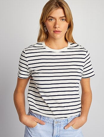 T-shirt en jersey imprimé