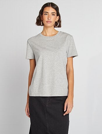 T-shirt en jersey manches courtes