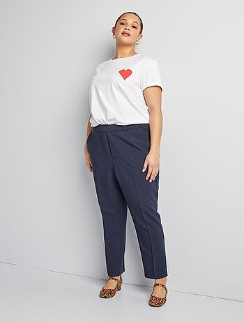 T-shirt en jersey manches courtes 'OUI'