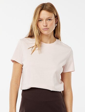 T-shirt en jersey manches courtes
