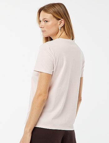 T-shirt en jersey manches courtes