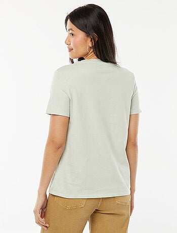 T-shirt en jersey manches courtes