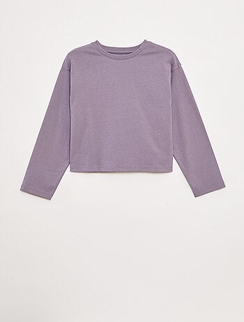 T-shirt en jersey manches longues