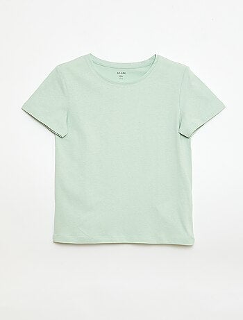 T-shirt en jersey uni