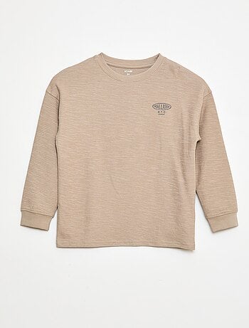 T-shirt en maille avec broderie