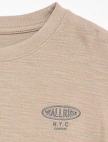 T-shirt en maille avec broderie