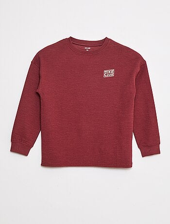 T-shirt en maille avec broderie