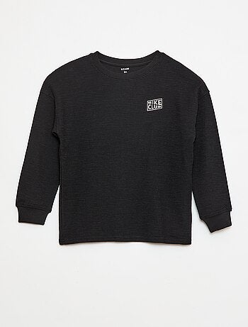 T-shirt en maille avec broderie