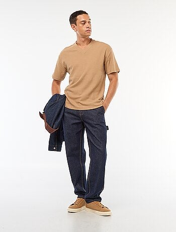 T-shirt en maille col V