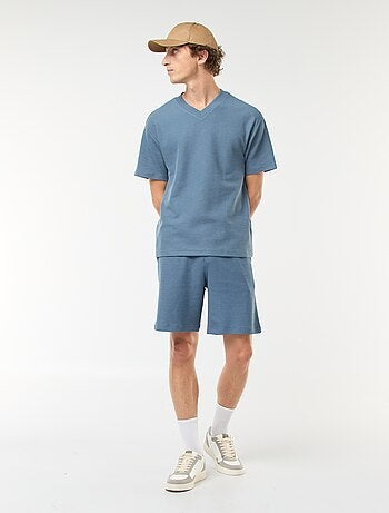 T-shirt en maille col V