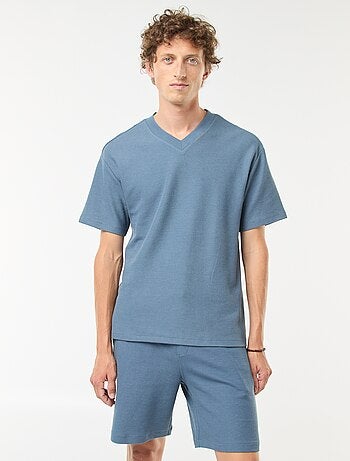 T-shirt en maille col V