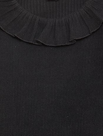 T-shirt en maille côtelée